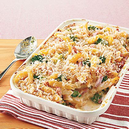 baked-penne-with-ham-and-broccoli-recipe-myrecipes image