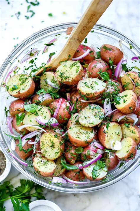 no-mayo-potato-salad-with-herbs-foodiecrush-com image