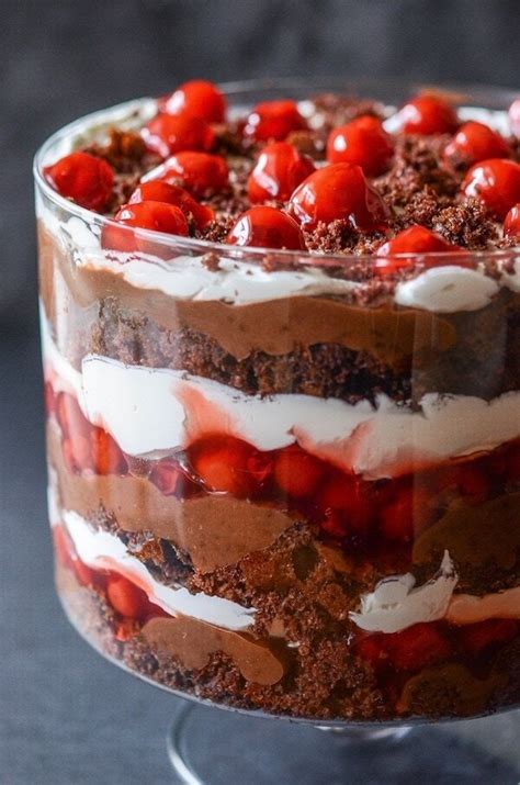easy-black-forest-trifle-recipe-4th-of-july-desserts image