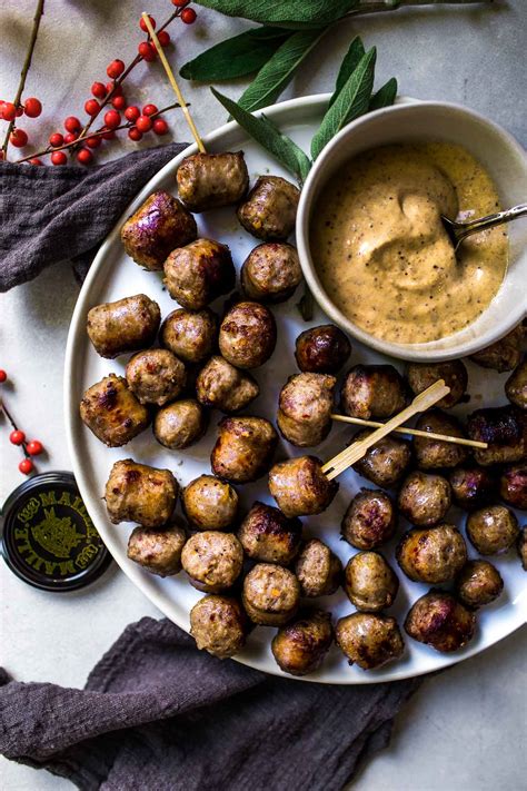 sausage-bites-cooked-in-white-wine-and image