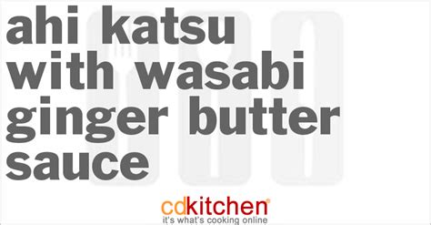 ahi-katsu-with-wasabi-ginger-butter-sauce image