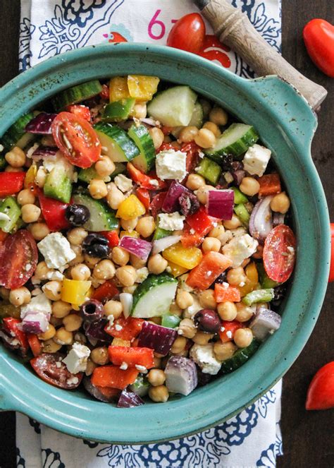 the-easiest-chopped-greek-chickpea-salad image