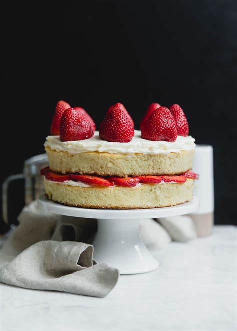 almond-flour-strawberry-shortcake-cake-gluten-free image