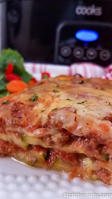 the-best-slow-cooker-lasagna-cheats-cheese-sauce image