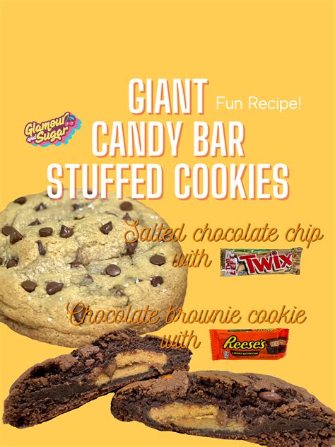 giant-candy-bar-stuffed-cookies-glamour-and-sugar image