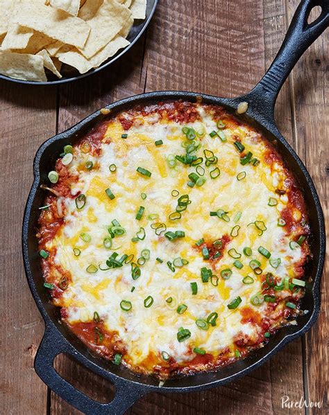 skillet-nacho-dip-the-ultimate-appetizer-purewow image