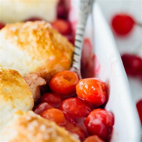 easy-homemade-sour-cherry-cobbler-food-and image