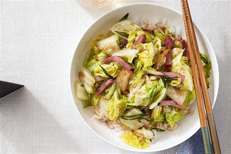 ham-and-napa-cabbage-stir-fry-canadian-living image
