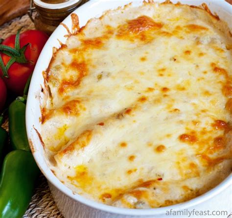 chicken-enchiladas-with-white-sauce-a-family-feast image
