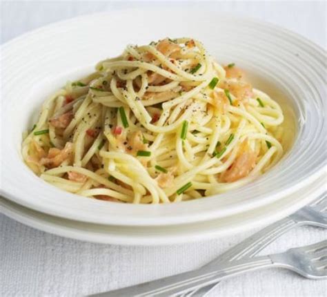 smoked-salmon-pasta-recipes-bbc-good-food image