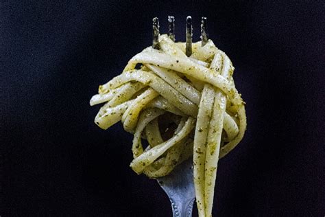 linguine-or-spaghetti-with-greens-and-feta-pesto image