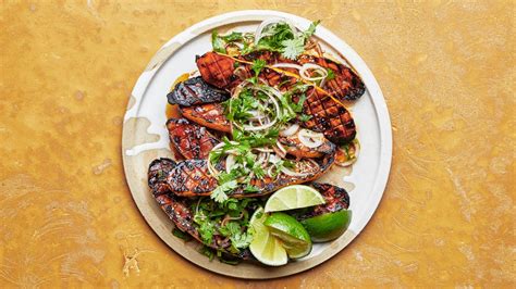 sweet-and-spicy-grilled-summer-squash-recipe-bon image