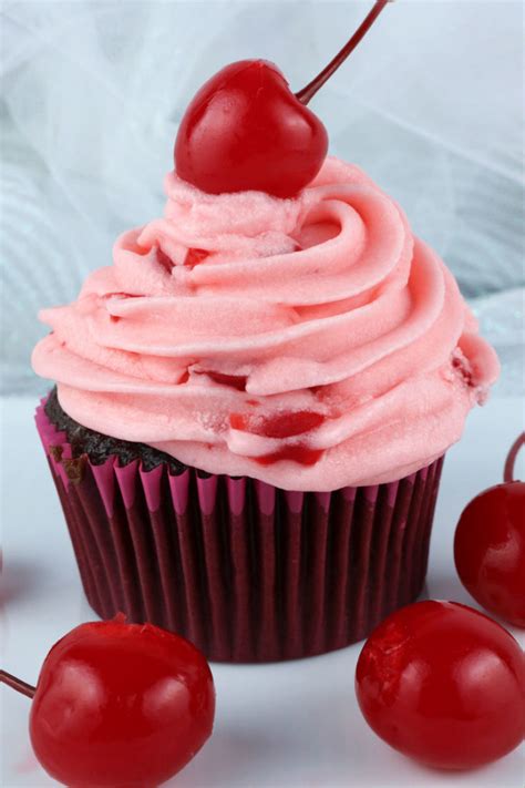 the-best-maraschino-cherry-buttercream-frosting-two image