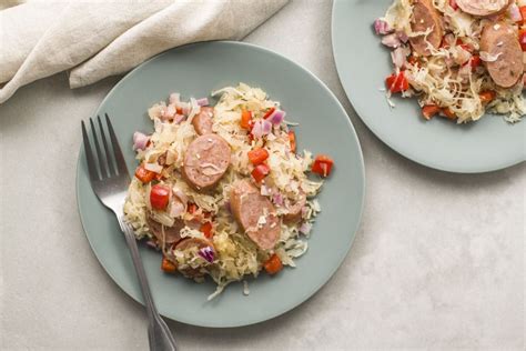 german-sausage-and-sauerkraut-recipe-the-spruce-eats image
