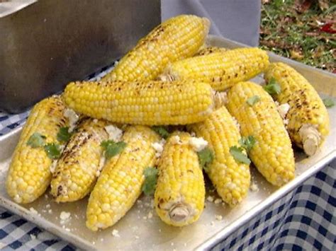 grilled-corn-on-the-cob-with-dill-butter-food-network image