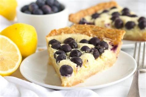 lemon-blueberry-custard-pie-recipe-girl image