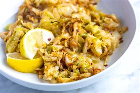 lemon-garlic-sauteed-cabbage-inspired-taste image