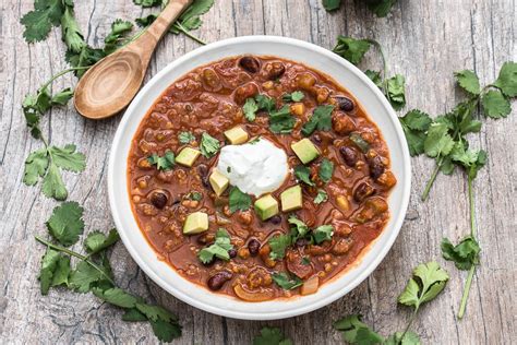 quick-red-lentil-chili-protein-packed-vegan-family image