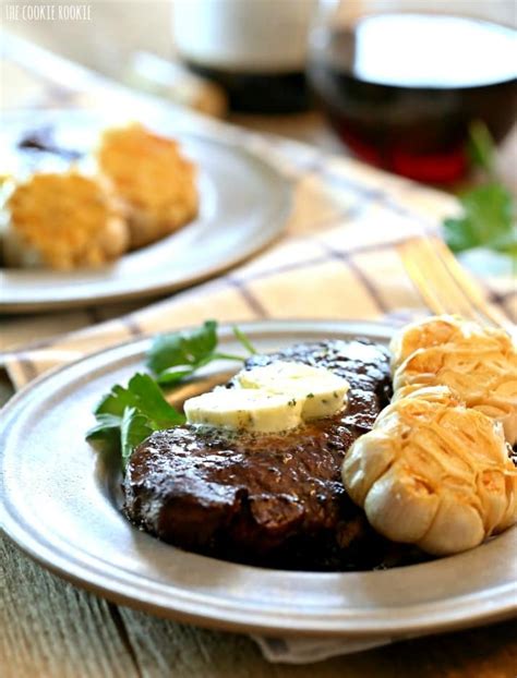 easy-restaurant-steak-recipe-with-cilantro-steak-butter image