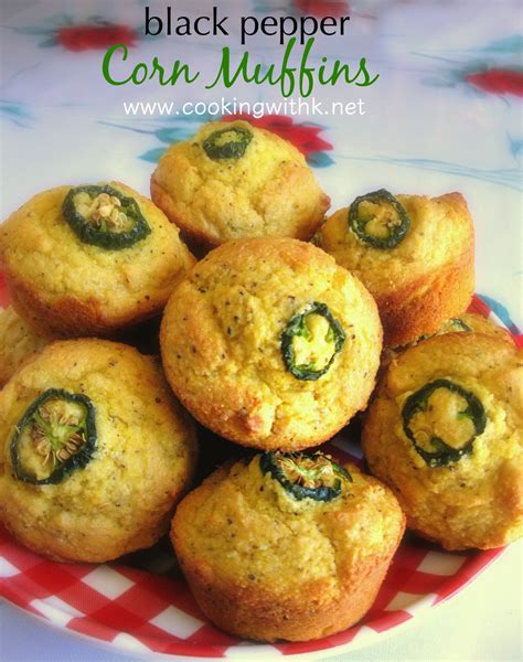 black-pepper-corn-muffins-cooking-with-k image