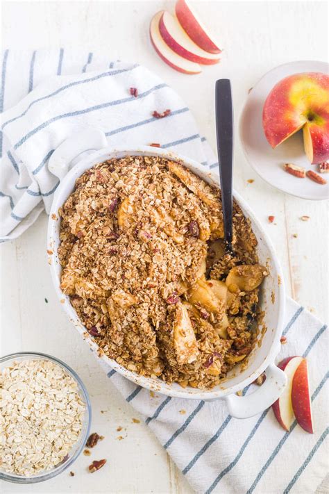 healthy-apple-crisp-without-butter-what image