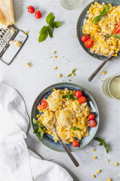 homemade-sweet-corn-basil-ravioli-fork-in-the-kitchen image