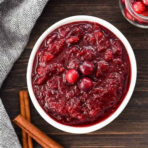 healthy-cranberry-sauce-recipe-joyfoodsunshine image
