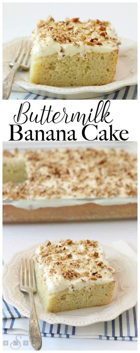 buttermilk-banana-cake-butter-with-a-side-of-bread image
