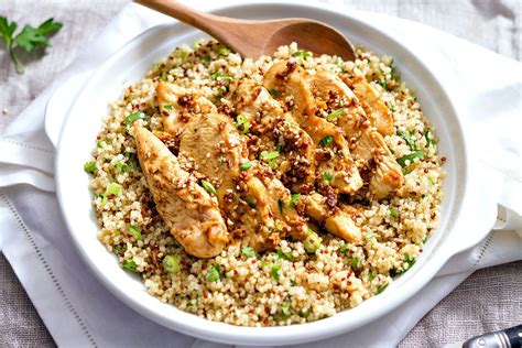 garlic-lime-chicken-tenders-and-quinoa image