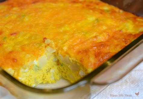 easy-egg-and-potato-breakfast-casserole image