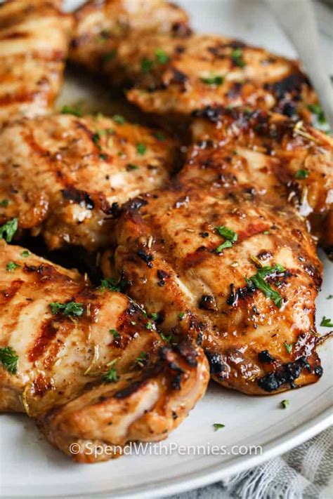 grilled-chicken-thighs-easy-marinade image