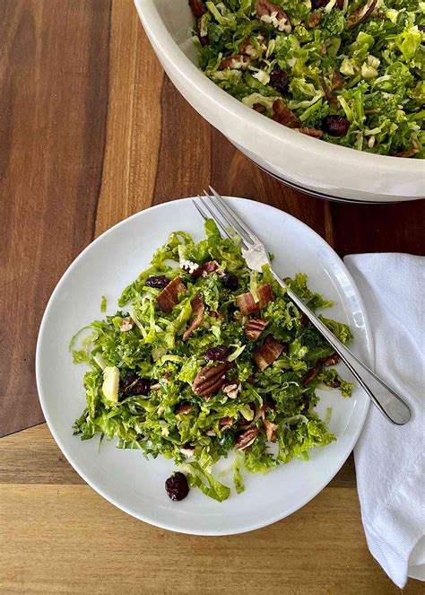 kale-and-shaved-brussels-sprout-salad-with-bacon image