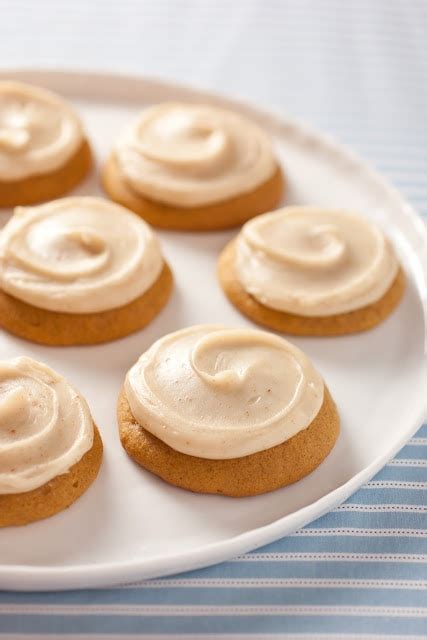 pumpkin-cookies-with-browned-butter-icing-cooking image