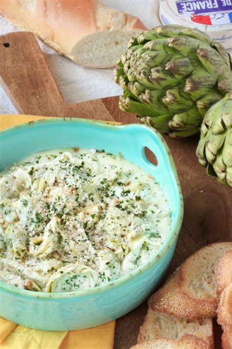 recipe-baked-brie-with-herbed-artichokes image