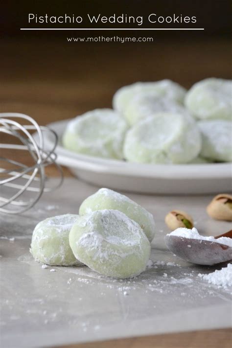 pistachio-wedding-cookies-mother-thyme image
