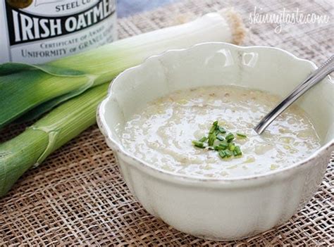 irish-oatmeal-leek-soup-skinnytaste image