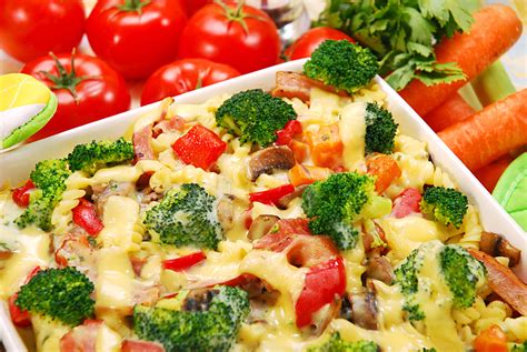 family-friendly-roasted-vegetable-and-pasta-casserole image