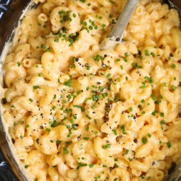 slow-cooker-four-cheese-mac-and-cheese-damn image