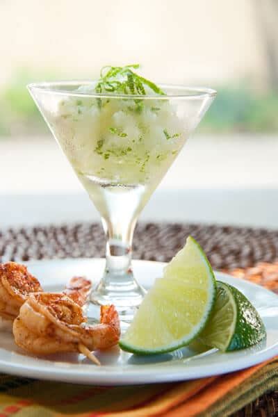 margarita-granita-with-spicy-shrimp-a-communal-table image