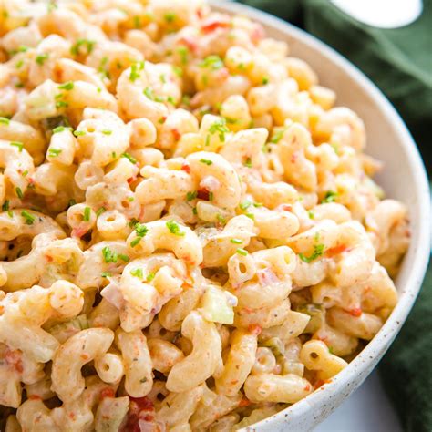 easy-classic-macaroni-salad-the-busy-baker image