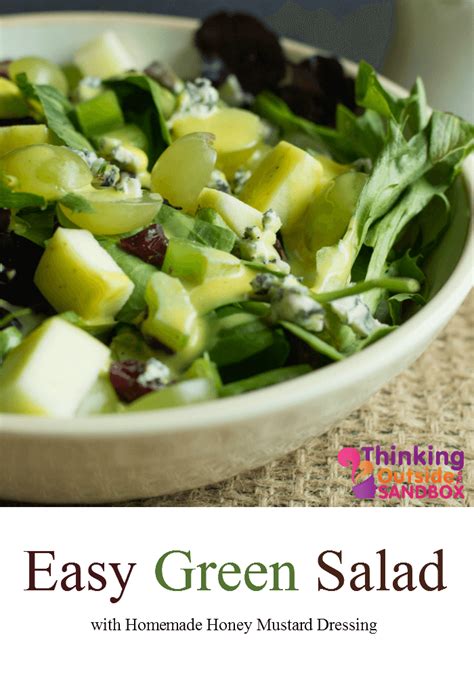 green-salad-recipe-with-homemade-honey-mustard image