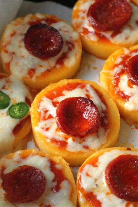 pepperoni-polenta-pizza-bites-baker-by-nature image