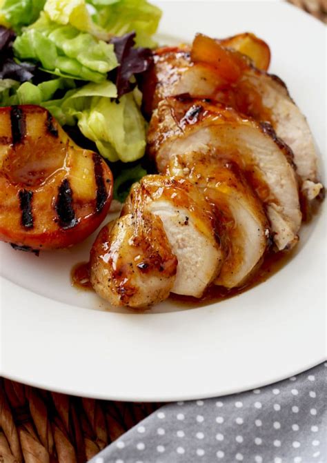 sticky-grilled-chicken-with-peach-glaze-lemon-blossoms image