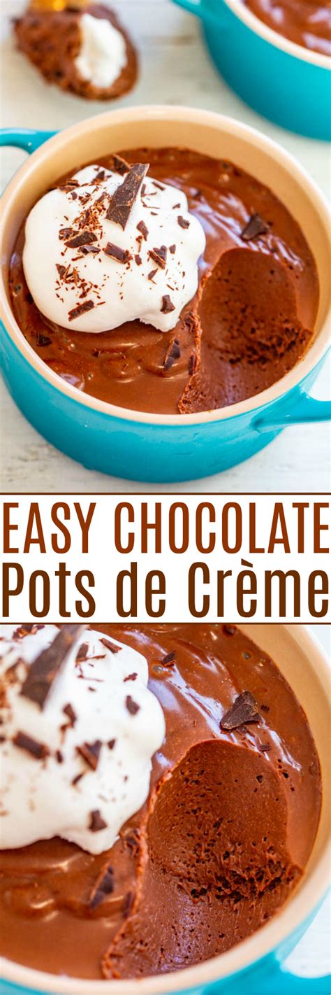 easy-chocolate-pots-de-crme-recipe-no-bake image