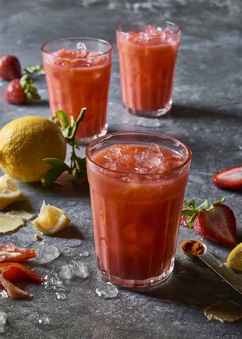 spicy-strawberry-lemonade-with-a-twist-the-blender image
