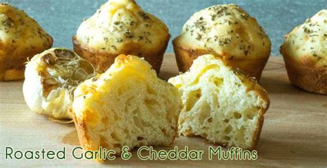 roasted-garlic-cheddar-muffins-the-salty-marshmallow image