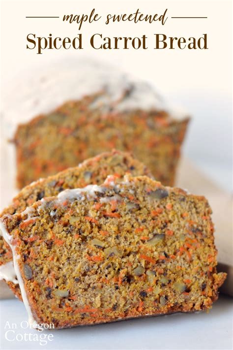 spiced-carrot-bread-recipe-maple-sweetened-whole image