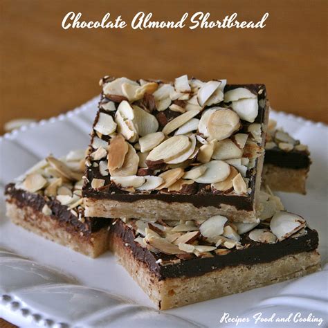chocolate-almond-shortbread-recipes-food-and image