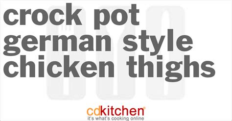 german-style-chicken-thighs-crockpot image