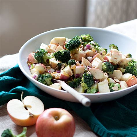 broccoli-apple-salad-with-creamy-lemon-tahini-dressing image